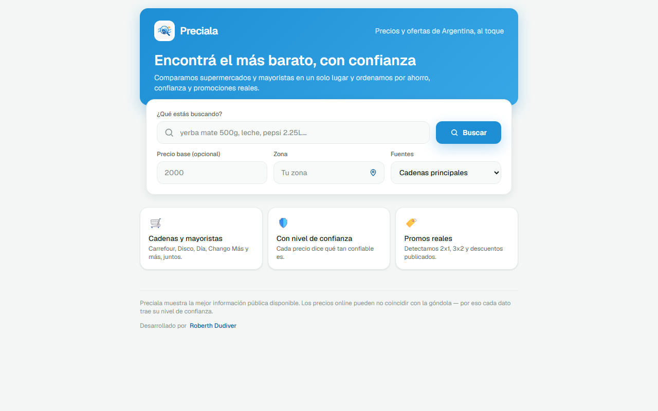 Vista de Preciala